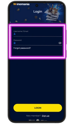 Winomania app registration